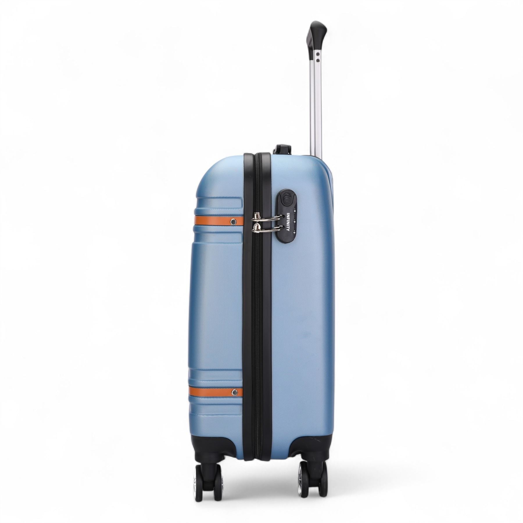Hard Shell Modern 4-Wheel Luggage Suitcase Set