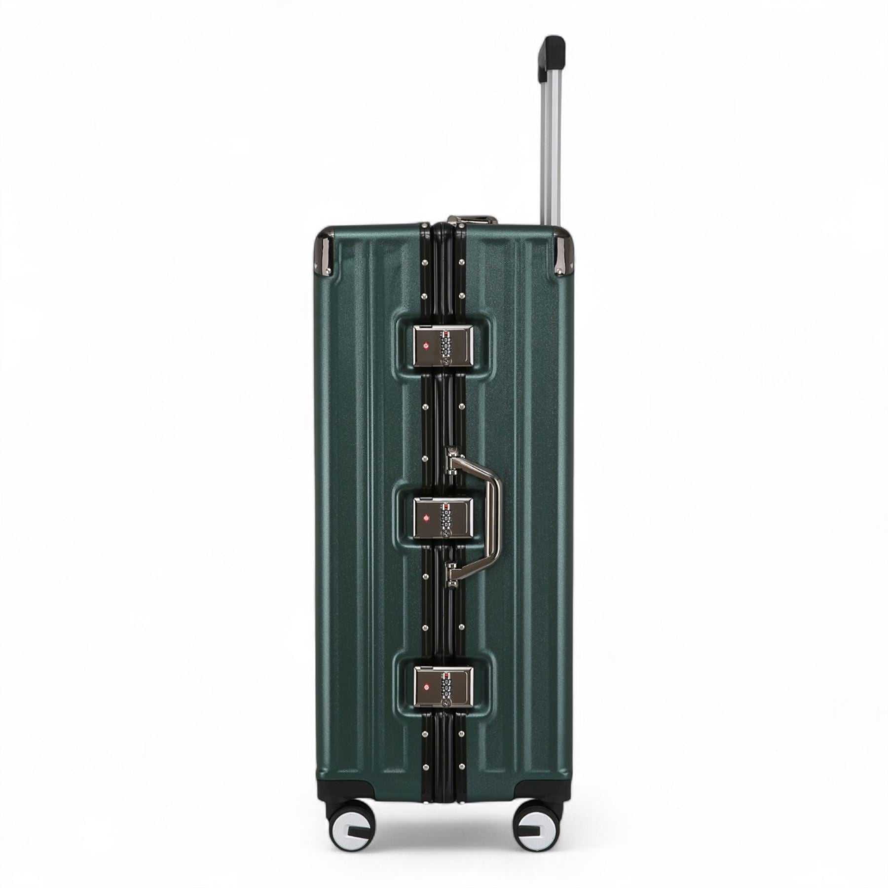 Robust Hard Shell Luggage 8 Wheel Suitcase Set