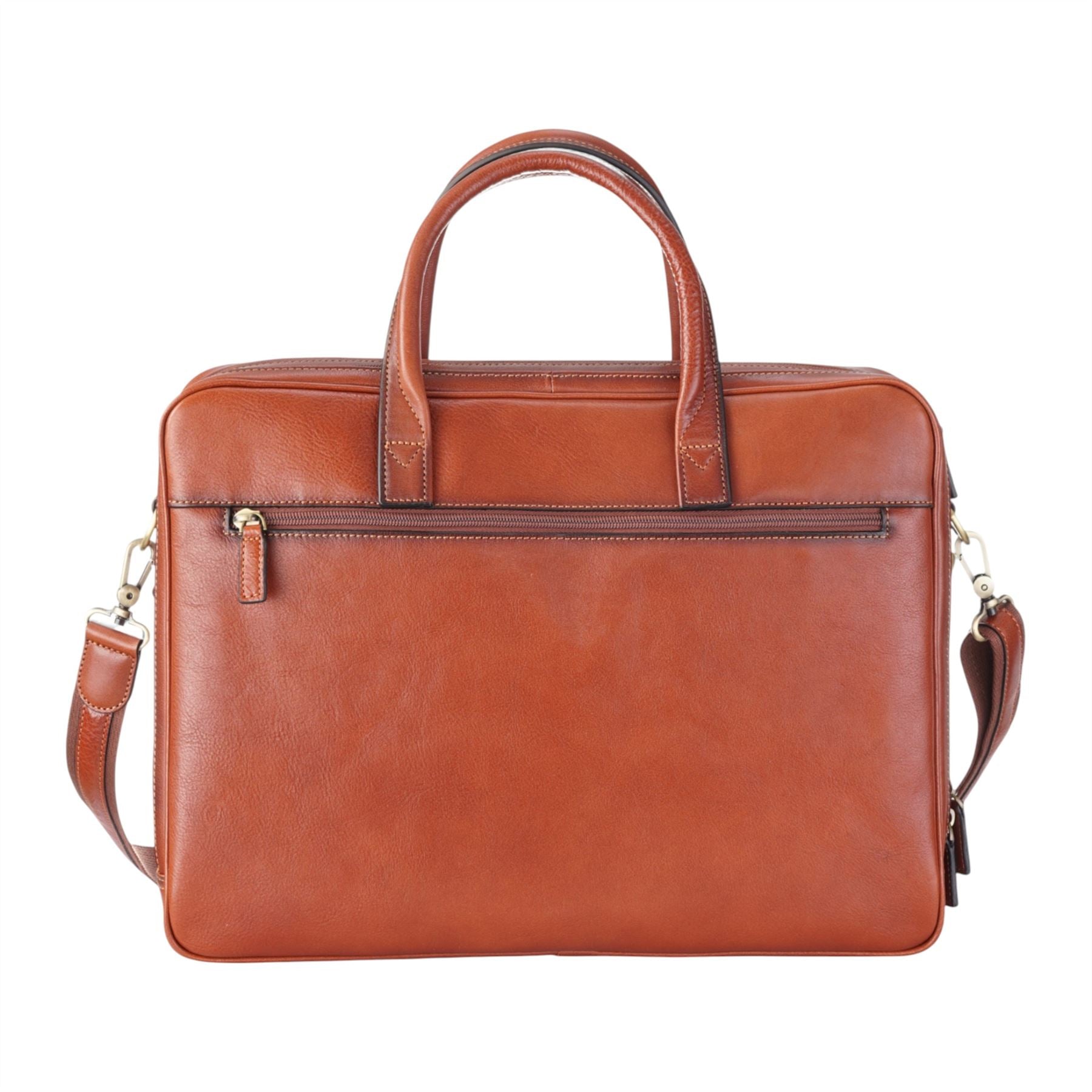 Belmont - Vintage Genuine Leather Laptop Bag Briefcase