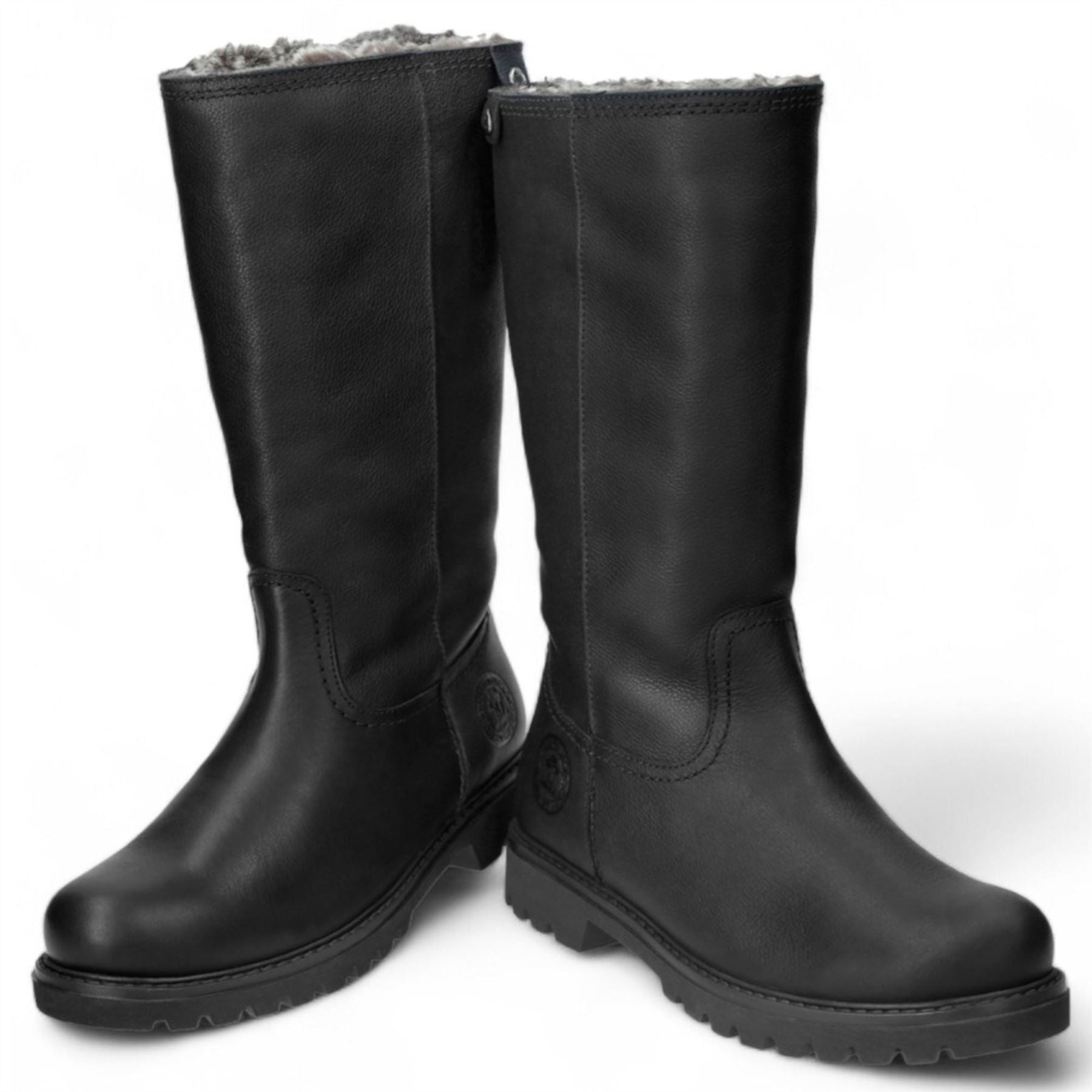 Bambina B60 - Women's Black Knee High Leather Boots