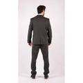Mens Grey Black 3 Piece Tweed Suit Herringbone Wool Vintage Retro - Knighthood Store