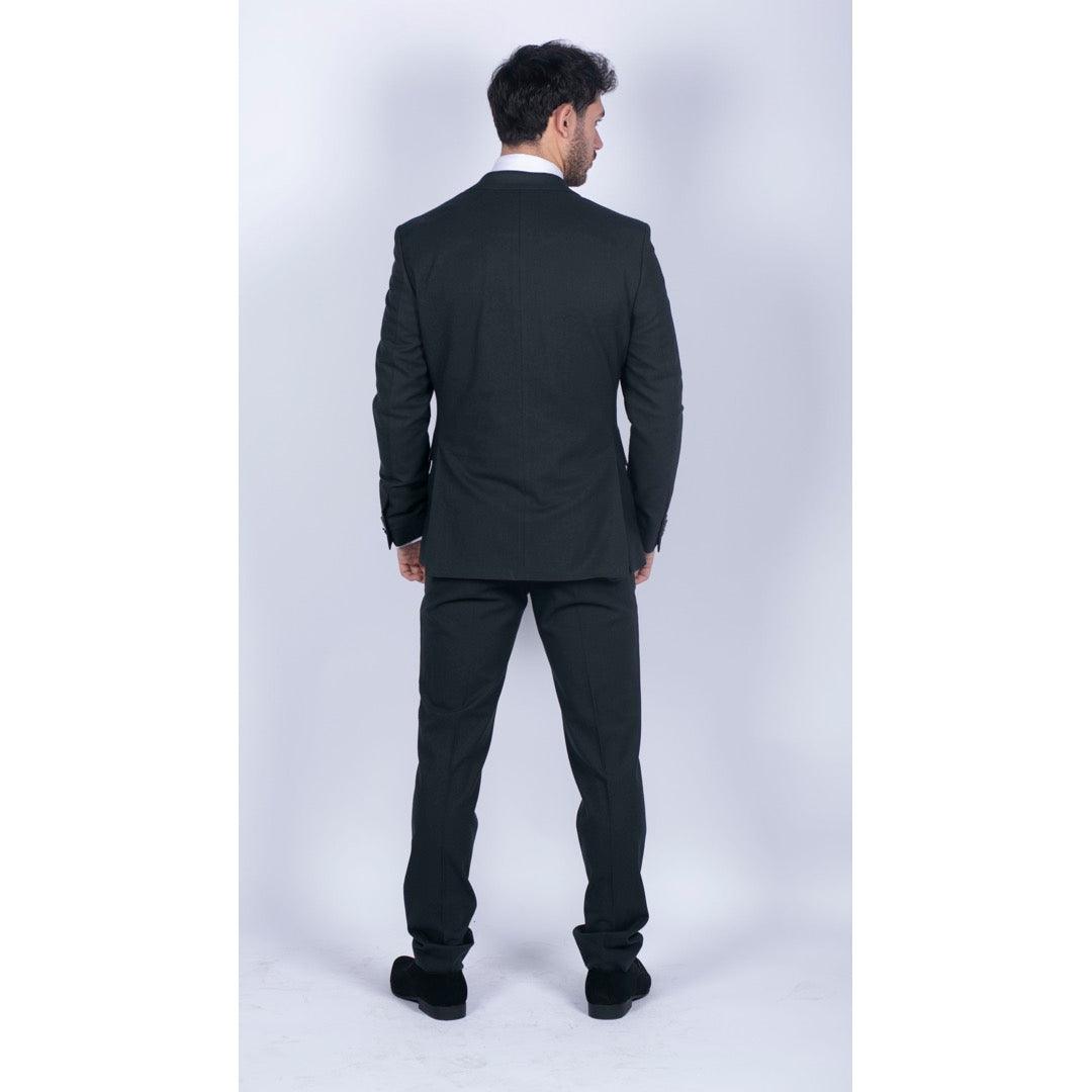 Mens Tweed Olive Green 3 Piece Suit Tailored Fit Classic Vintage 1920s Wedding - Knighthood Store