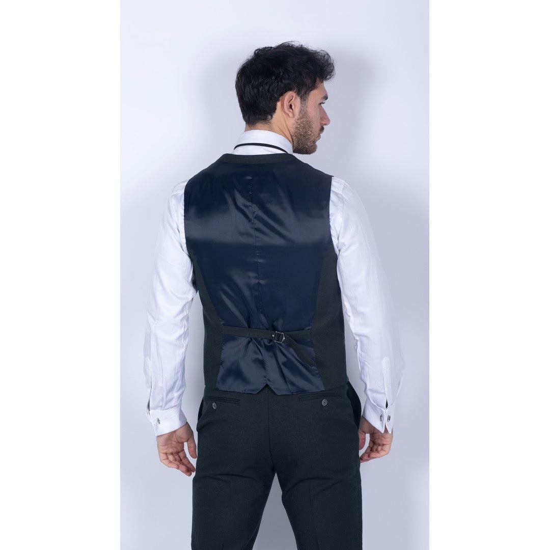 Mens Tweed Olive Green 3 Piece Suit Tailored Fit Classic Vintage 1920s Wedding - Knighthood Store