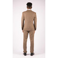 Ralph - Men's Boys 3 Piece Suit Cream Beige Tweed Check 1920s - Knighthood Store