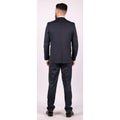 Mens 3 Piece Suit Gatsby 1920s Gangster Pinstripe Tailored Fit - Knighthood Store