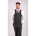 Mens Wool Tweed Suit 3 Piece Authentic 1920s Tailored Fit Classic - Knighthood Store