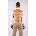Men 3 Piece Suit Tan Brown Double Breasted - Knighthood Store