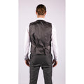 Mens 3 Piece Suit Charcoal Tailored Fit Smart Formal 1920 Classic Vintage Gatsby - Knighthood Store