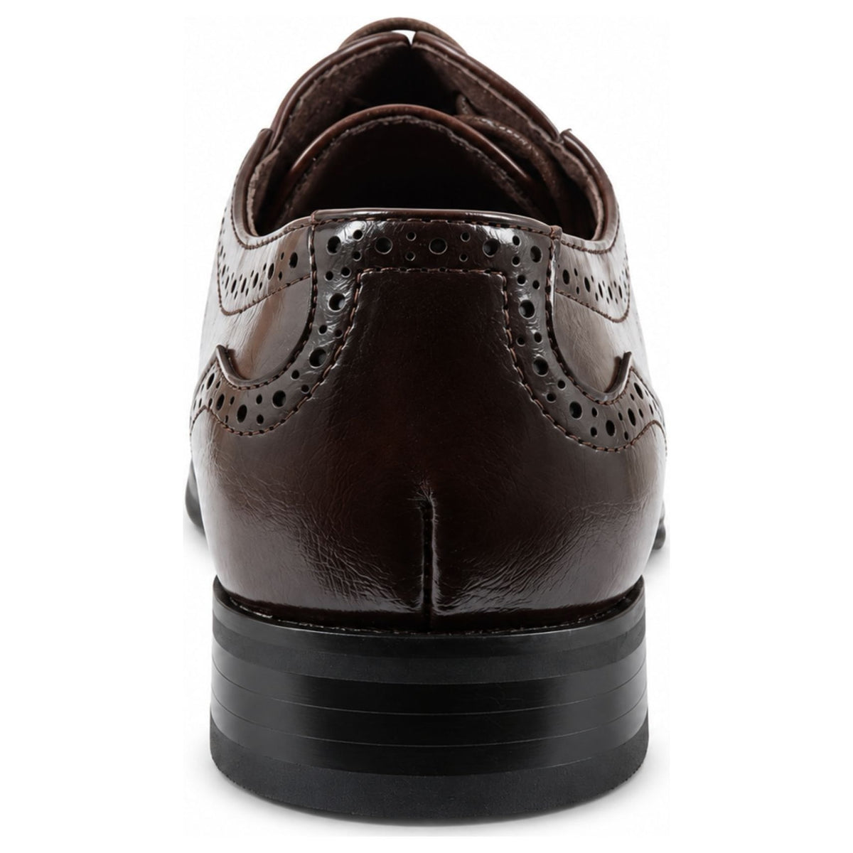Men's Vegan Leather Formal Lace-Up Oxford Shoes