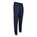 Mens Navy Joggers Lounge Pants Elasticated Pockets Gym Training Sports Casual - Knighthood Store