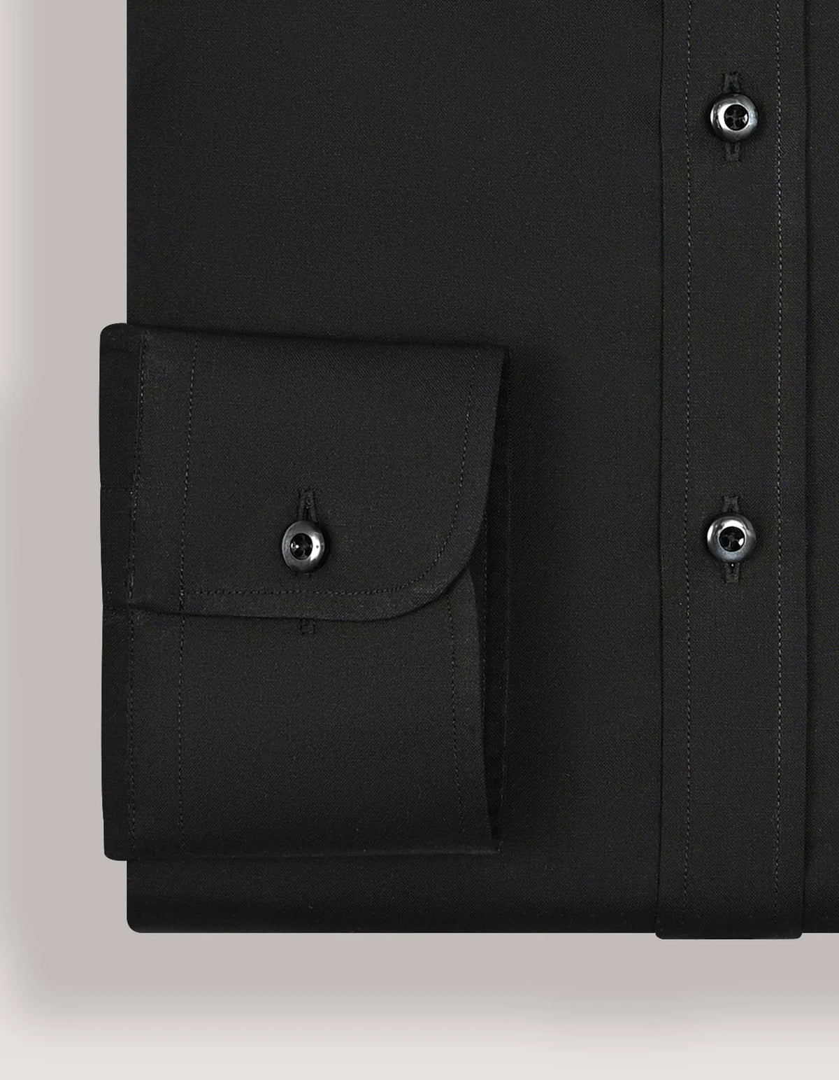 Men's Black Oxford Dress Shirt