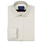 Men's Easy Iron Beige Dress Shirt