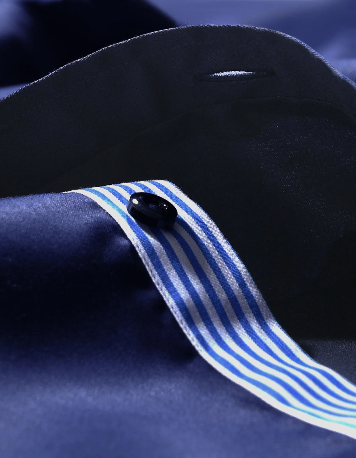 Men's Navy Designer Formal Shirt