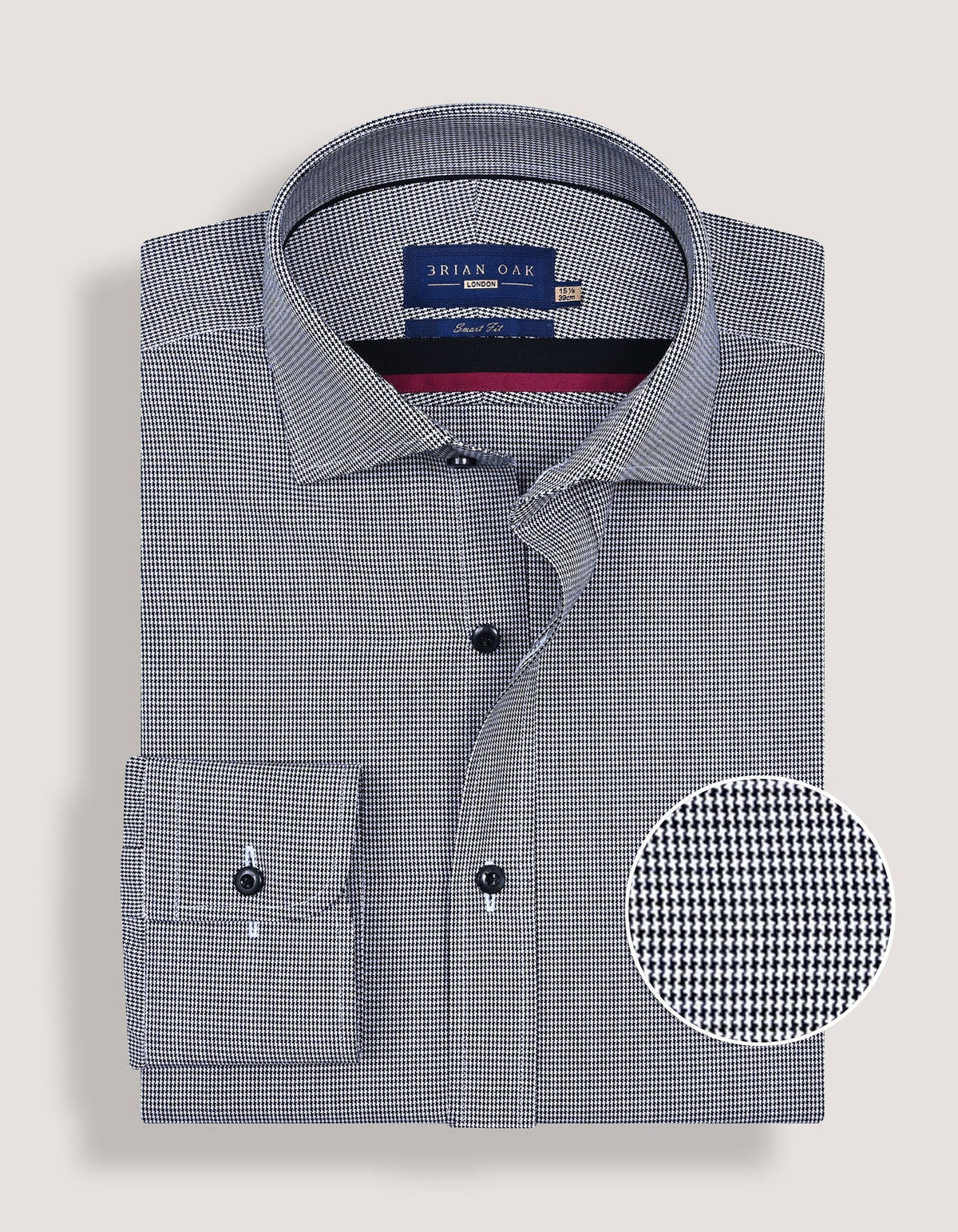 Men's Black And White Checkered Shirt