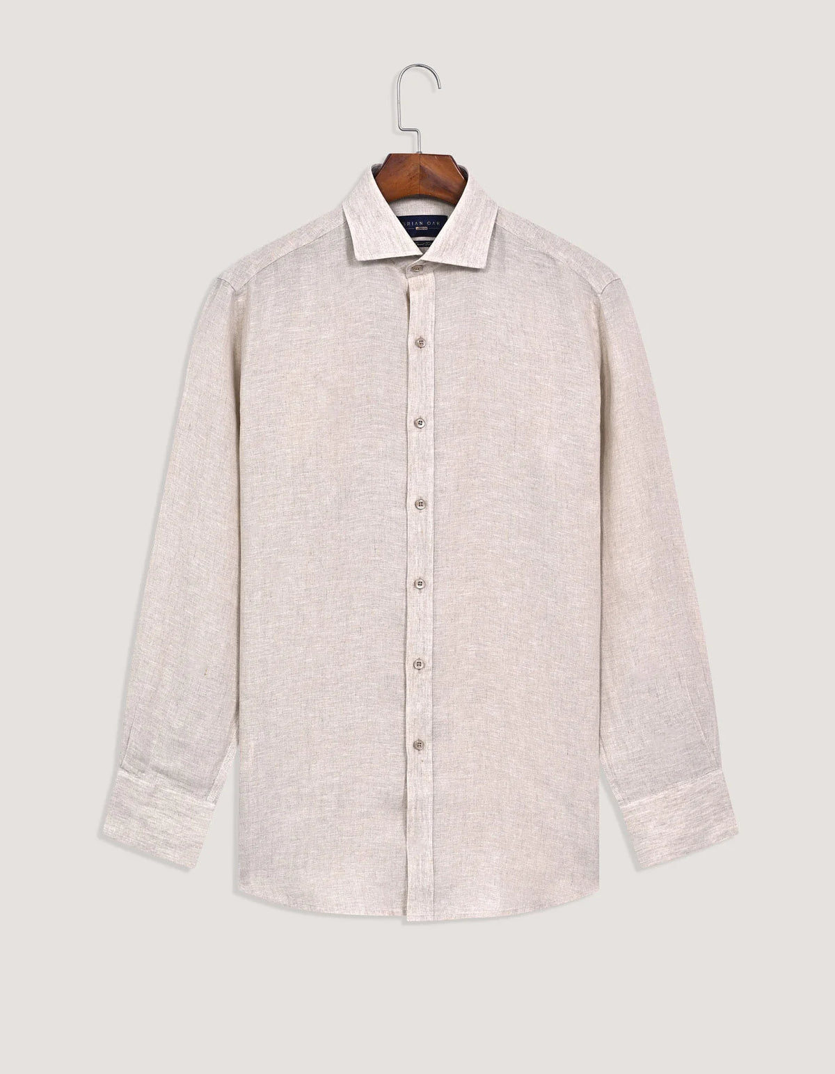Men's Pure Linen Shirt – Fawn