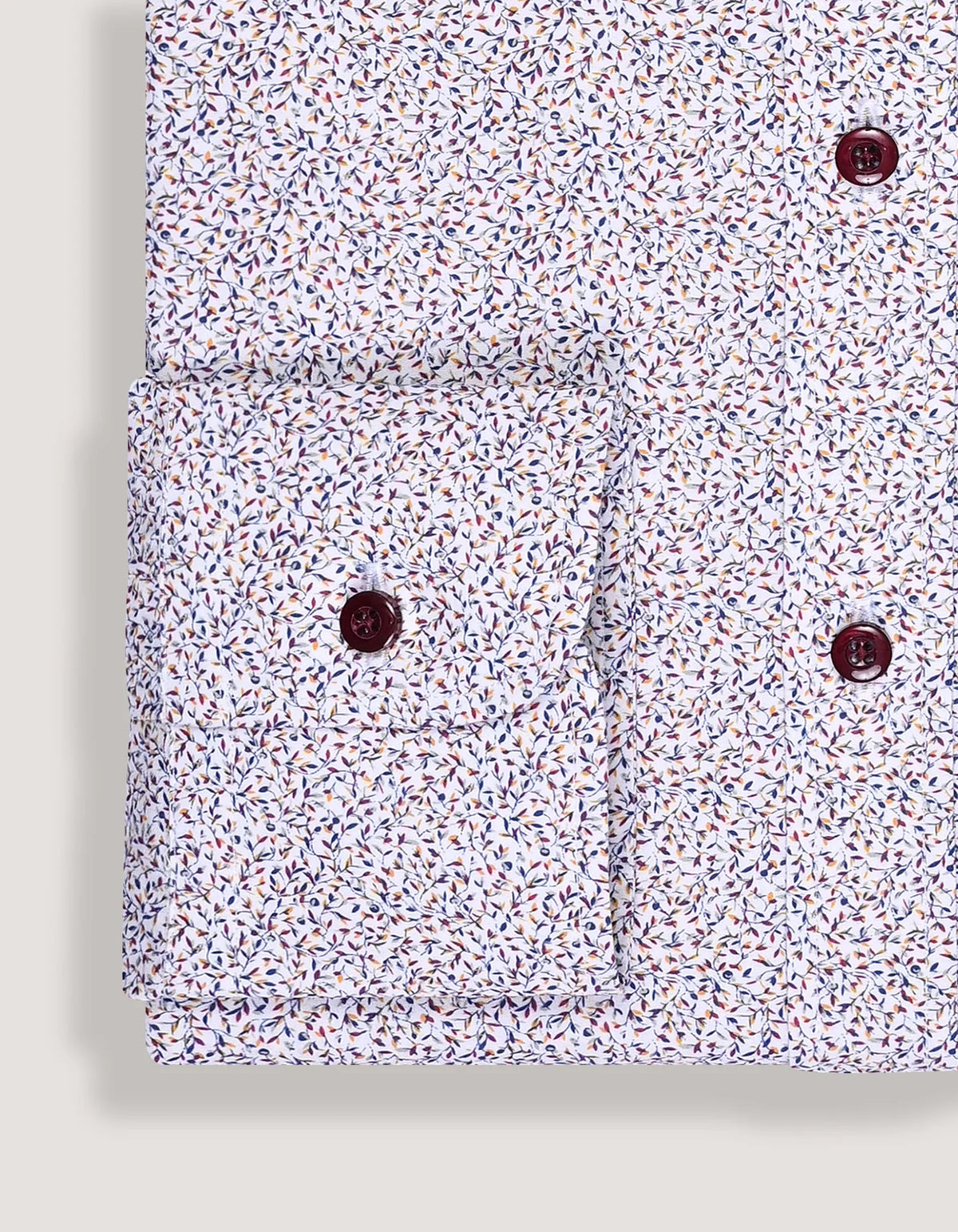 Men's Floral Patterned Cotton Shirt