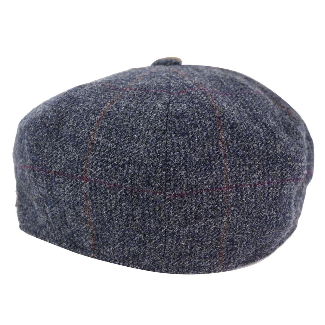 Mens Tweed Newsboy Peaky Blinder Baker Boy Razor Flat Cap Check Hat 8 Panel - Knighthood Store