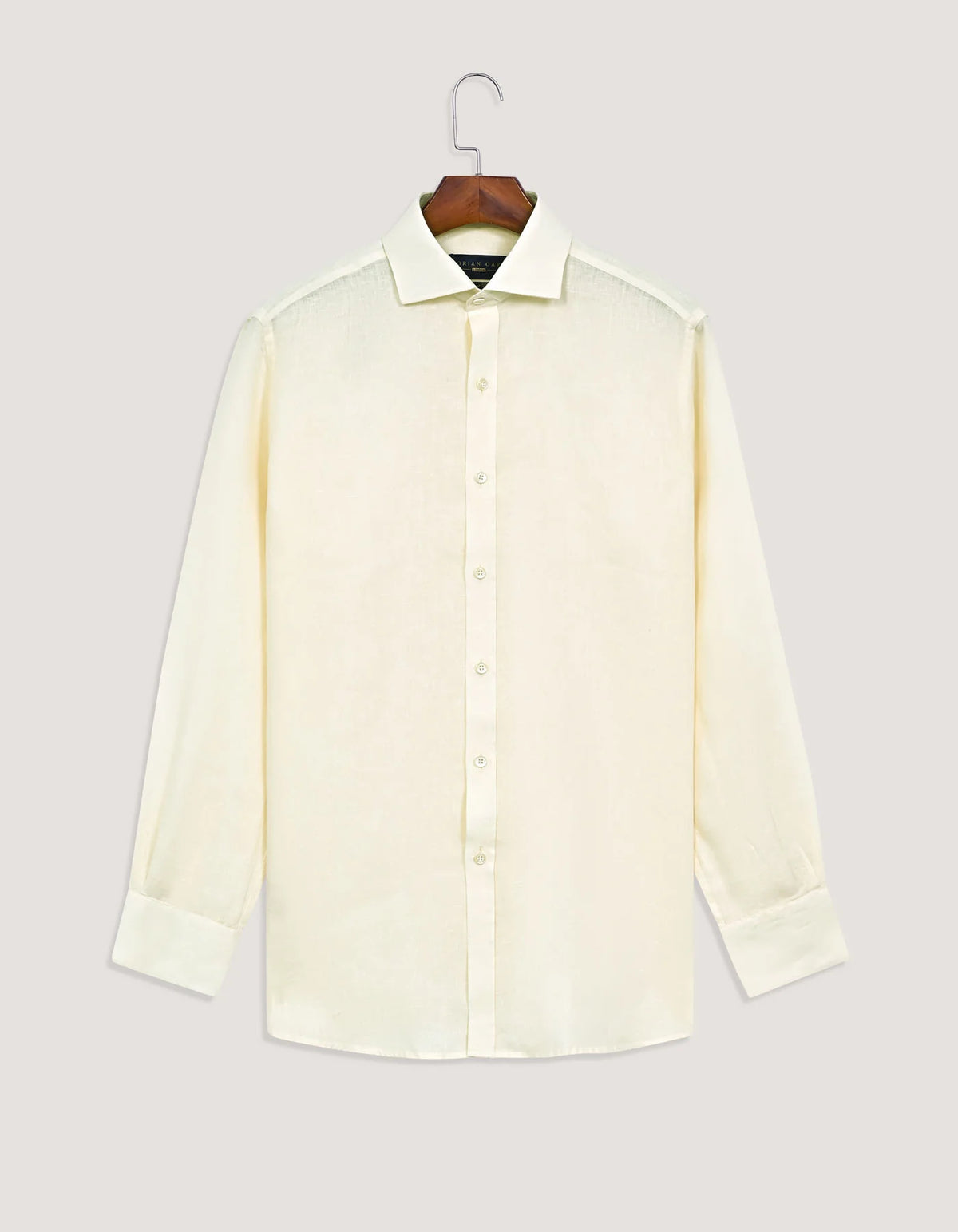 Men's Pure Linen Shirt – Cream