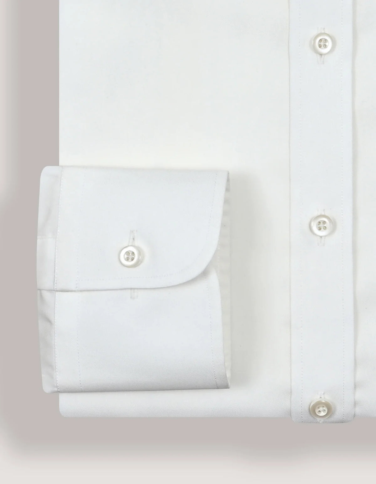 Men's Easy Iron Off White Dress Shirt