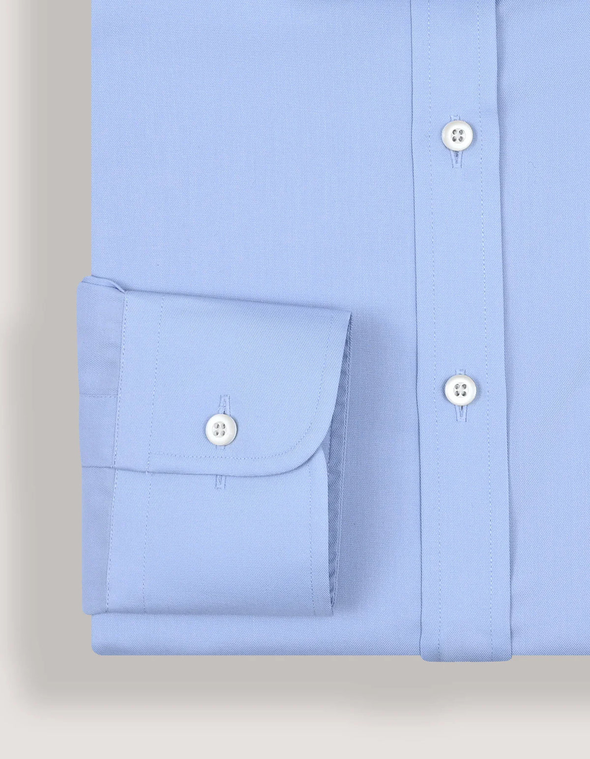 Men's Sky Blue Pure Cotton Dress Shirt
