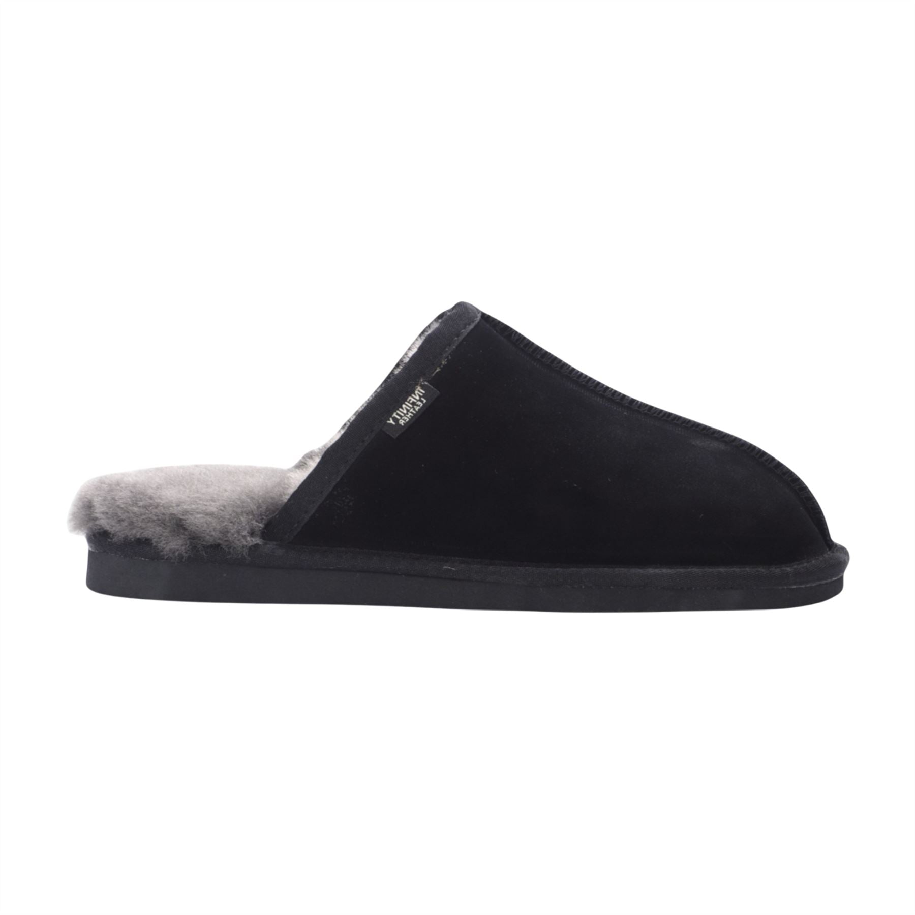 Highland - Men's Genuine Sheepskin Suede Mule Slippers