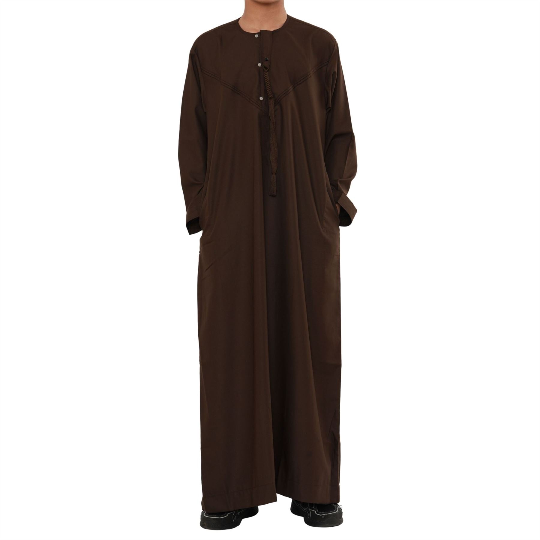 HM11 - Boy's Thobe Emirati Omani Bobble Button String Tassel