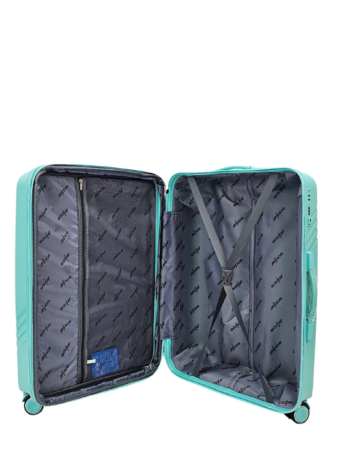 Luggage Suitcase Travel Bag Carry On Hand Cabin Check in Hard-Shell 4 Spinner Wheels Trolley Set