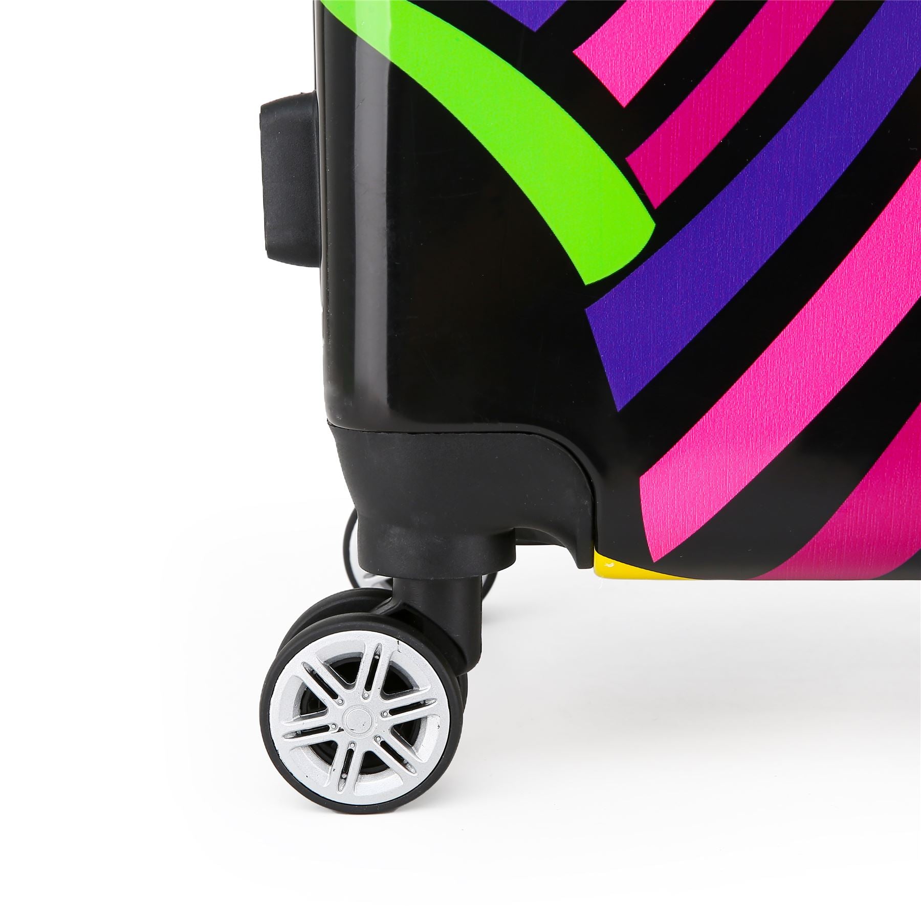 Hard Shell Suitcase Flower Heart Printed Luggage Travel Bag