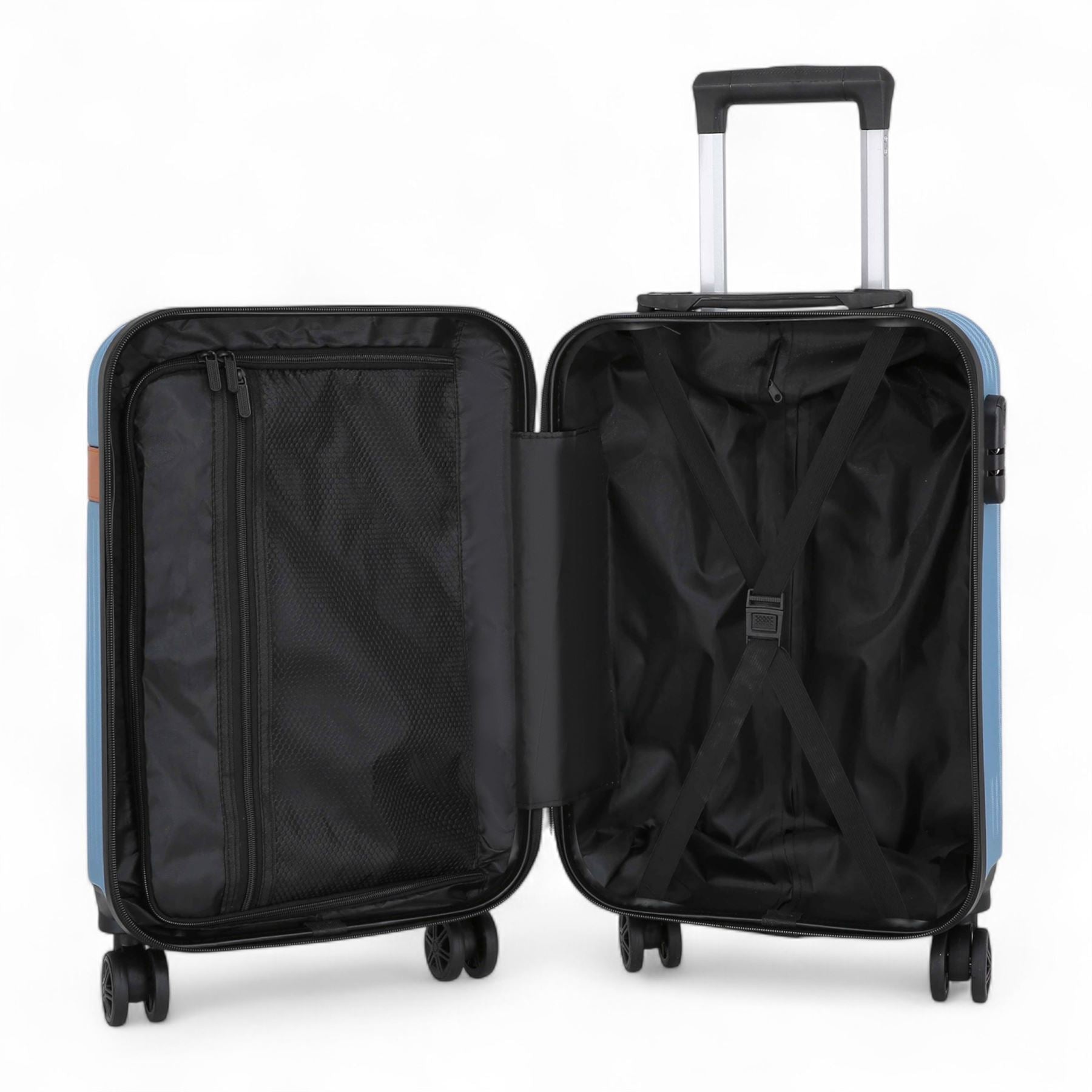Hard Shell Classic 4-Wheel Luggage Suitcase Set