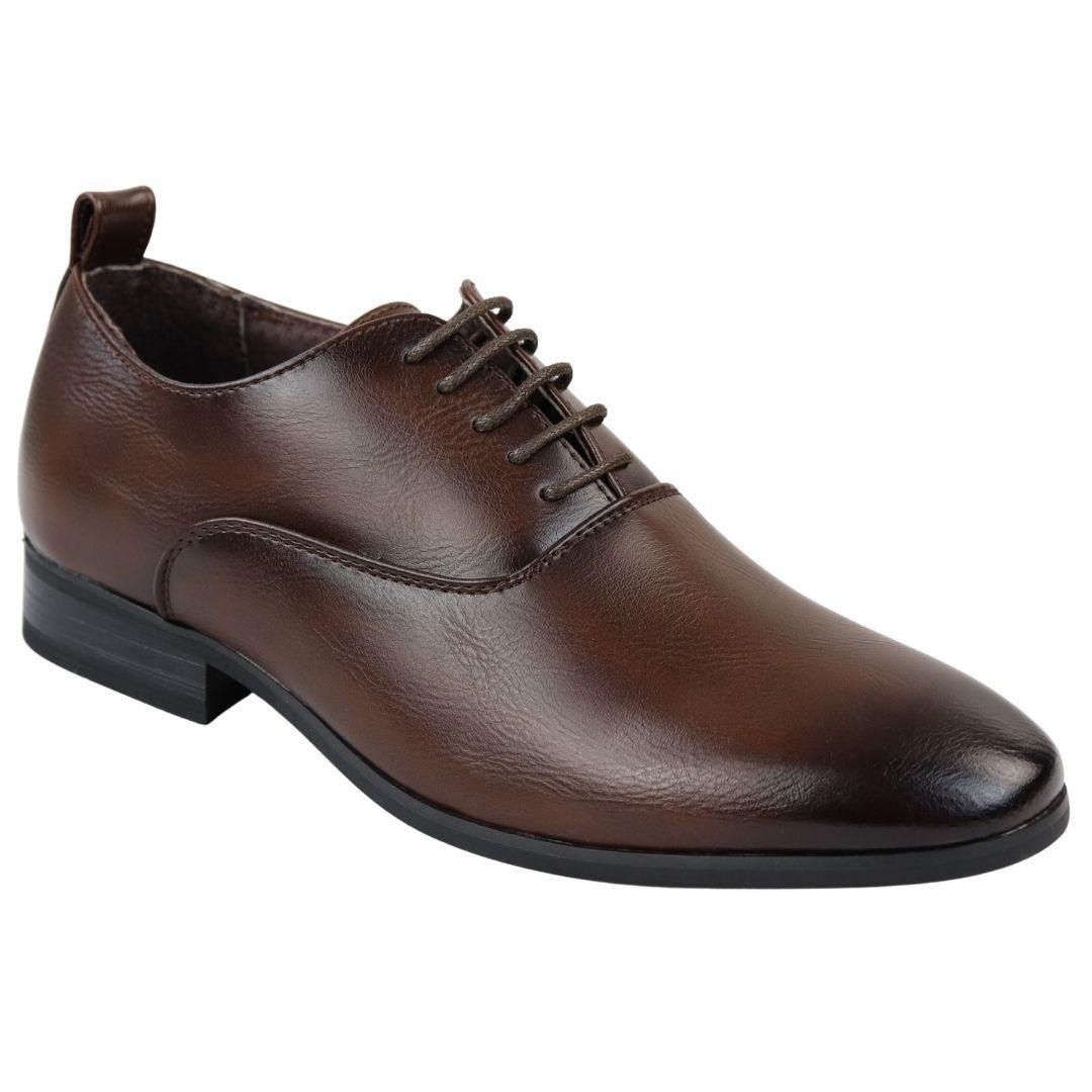Men's Derby Shoes Oxford Dress Lace Up Shoe - Knighthood Store
