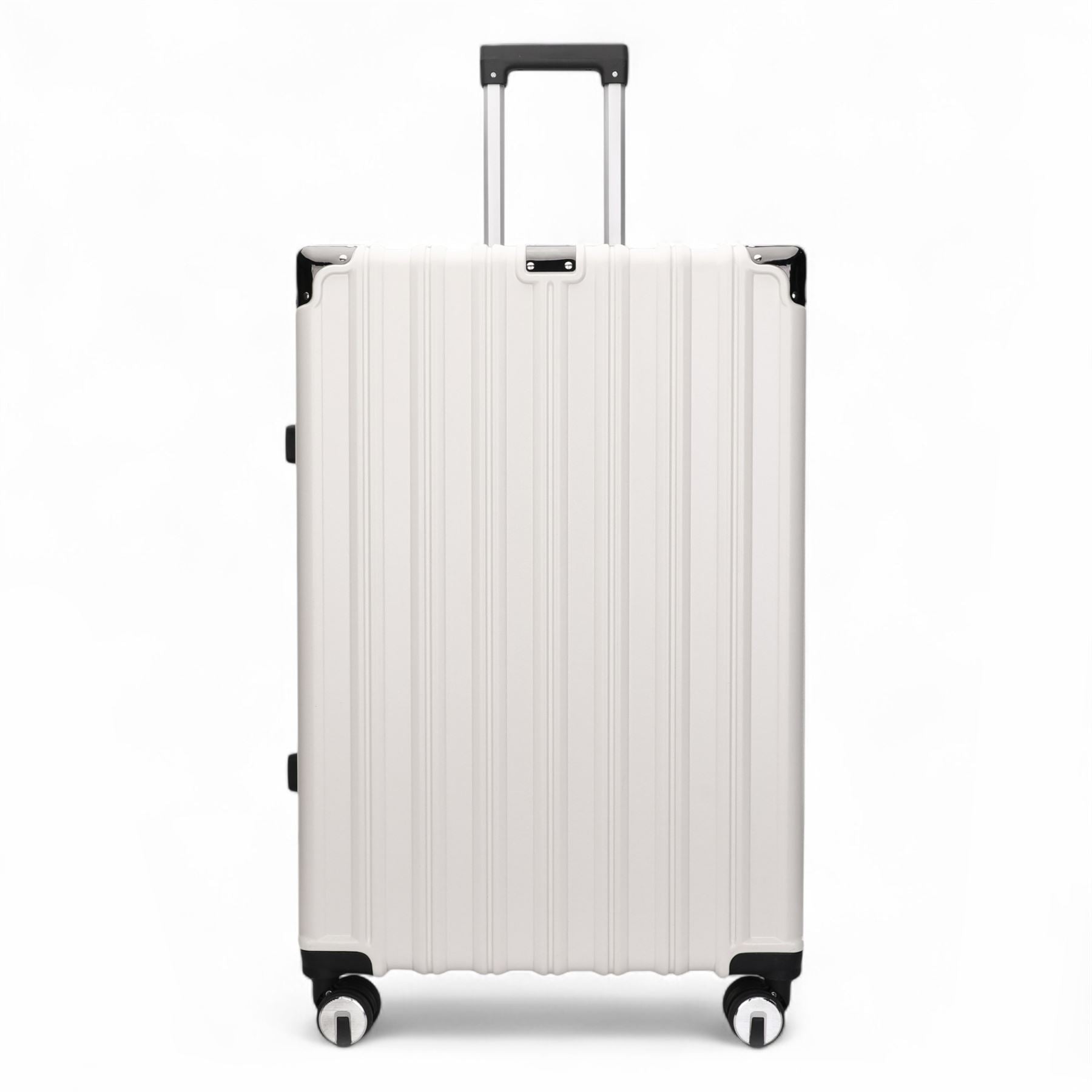 Robust Hard Shell Luggage 8 Wheel Suitcase Set