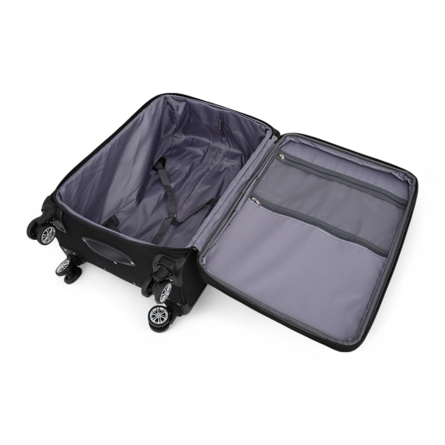 Lightweight Soft Shell Luggage Set Travel Suitcases