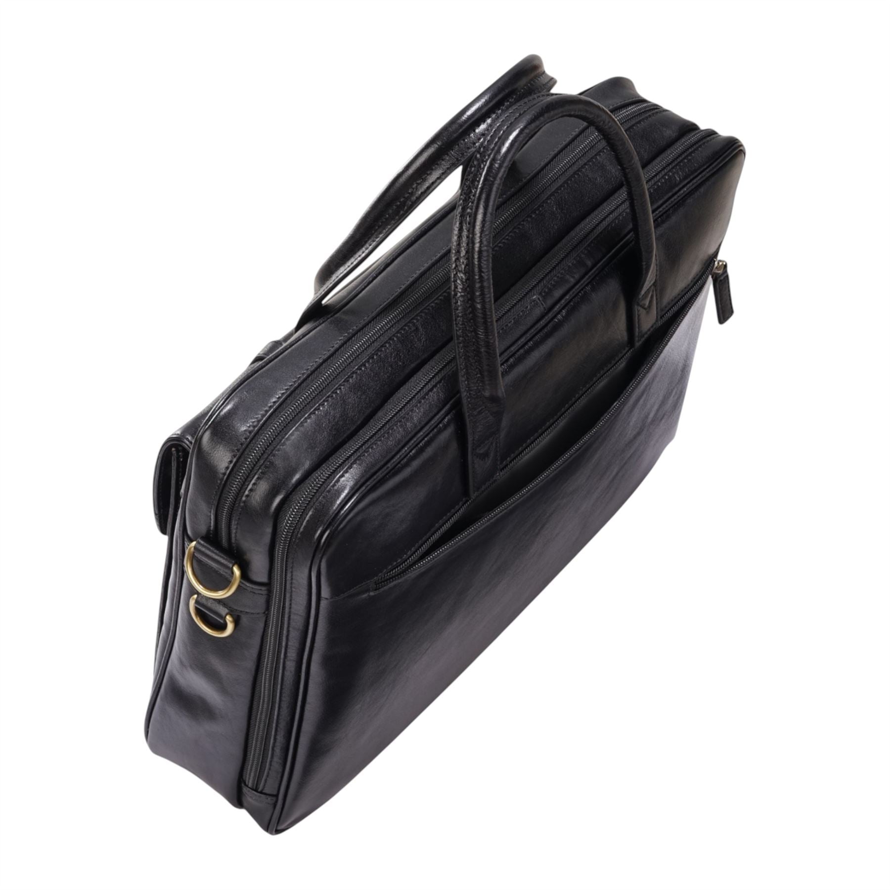 Belmont - Vintage Genuine Leather Laptop Bag Briefcase