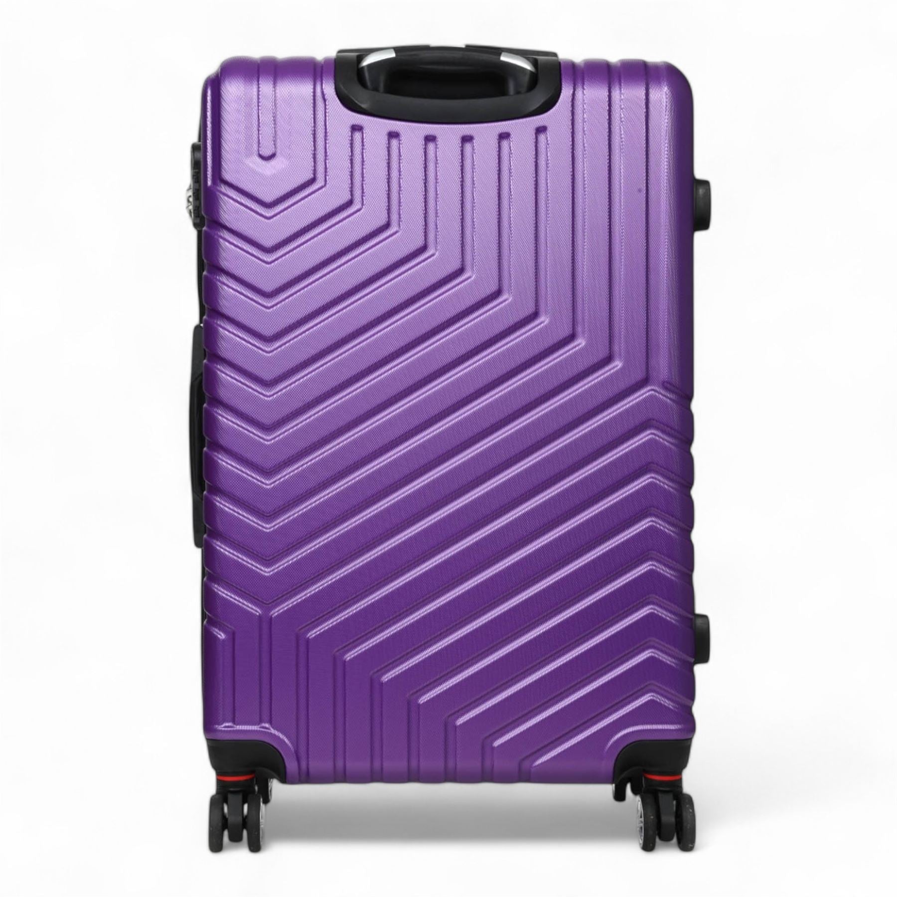 Hard Shell Luggage Set 8 Spinner Wheels ABS Suitcase
