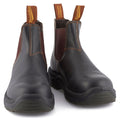 Blundstone 192 Brown Leather Steel Toe Chelsea Boot - Knighthood Store