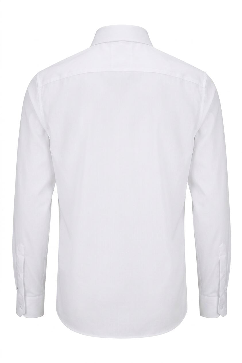 Men's Slim Fit Long Sleeve Button-Down Dress Shirt
