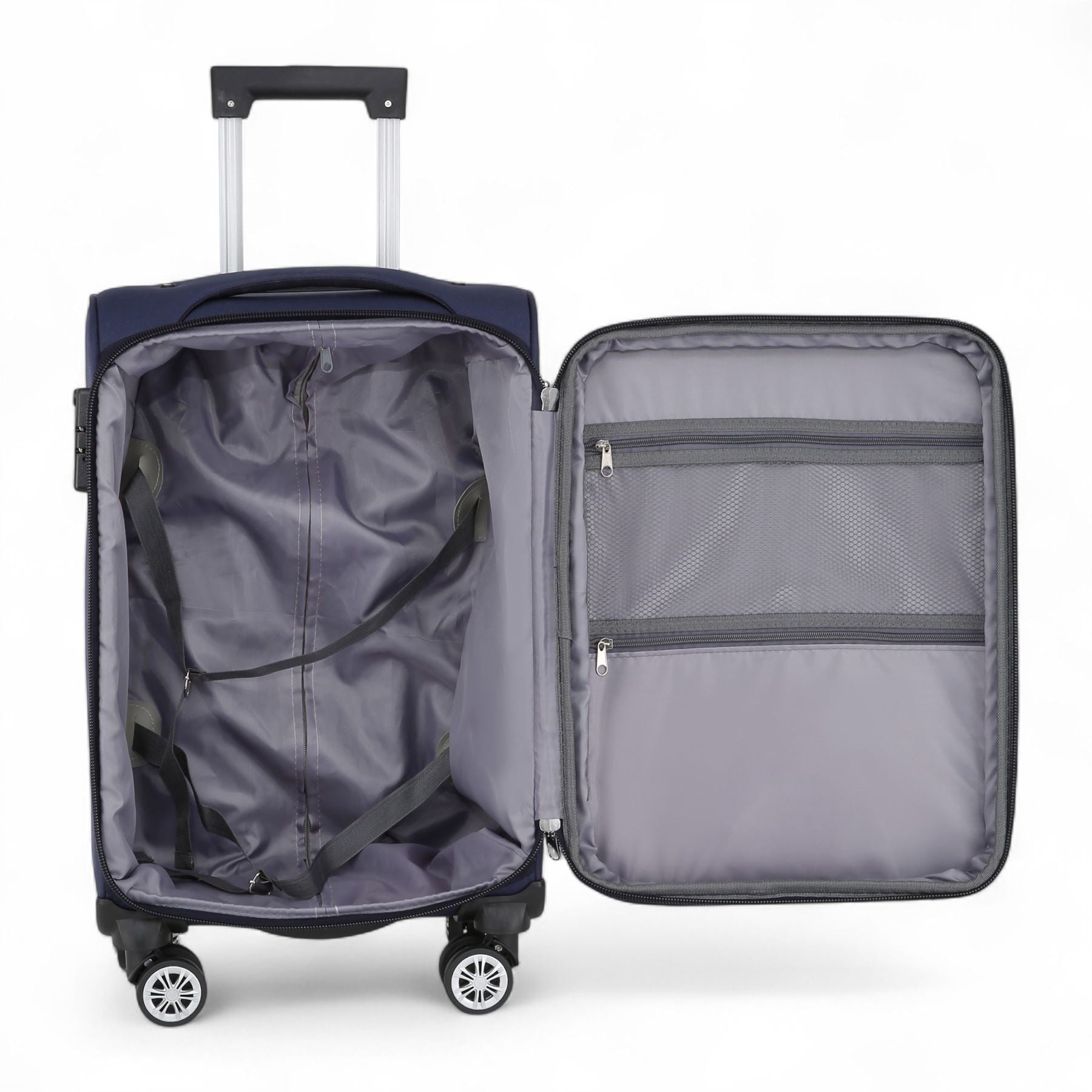 Lightweight Soft Shell Luggage Set Travel Suitcases
