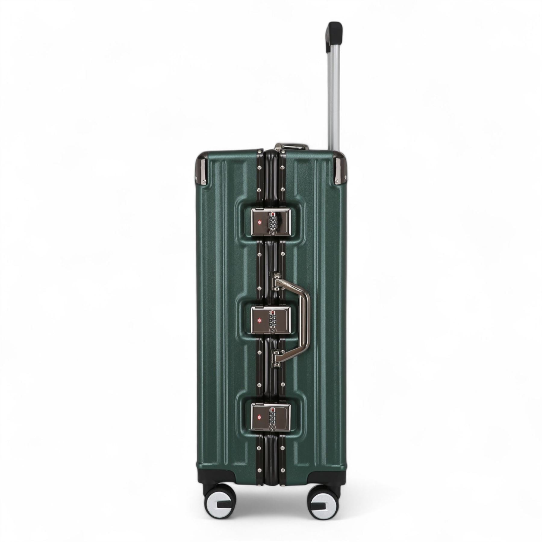 Robust Hard Shell Luggage 8 Wheel Suitcase Set