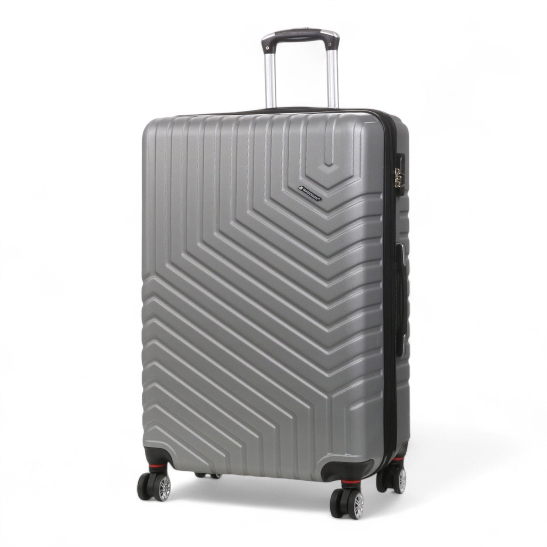 Hard Shell Luggage Set 8 Spinner Wheels ABS Suitcase