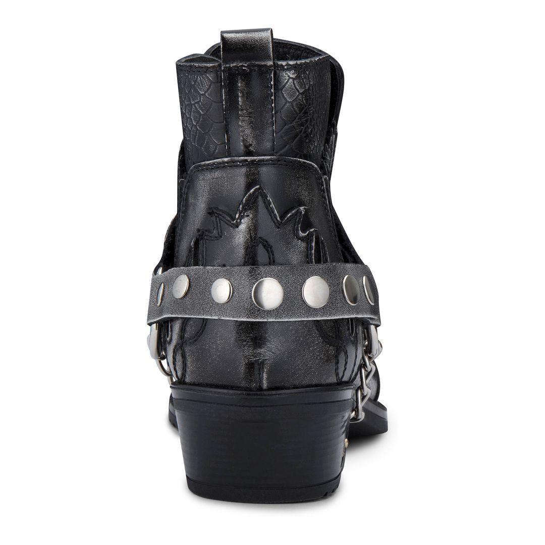 Mens Ankle Cowboy Boots Premium Real Leather Vintage Wincklepickers Riding Dancing Boots Cuban Heel - Knighthood Store