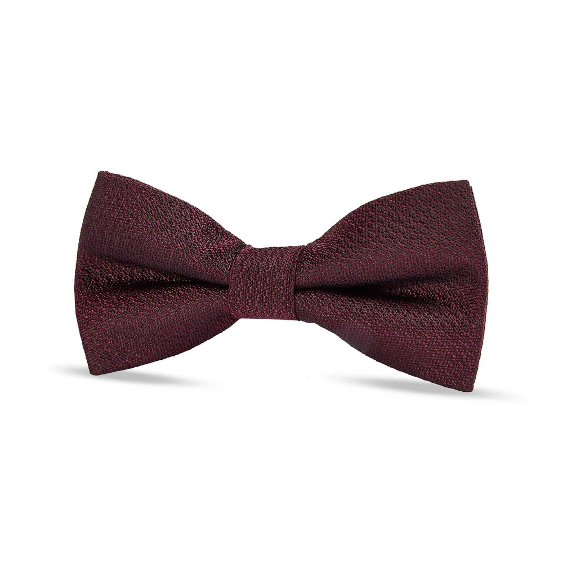 Boys Textured Satin Silk Bow Tie