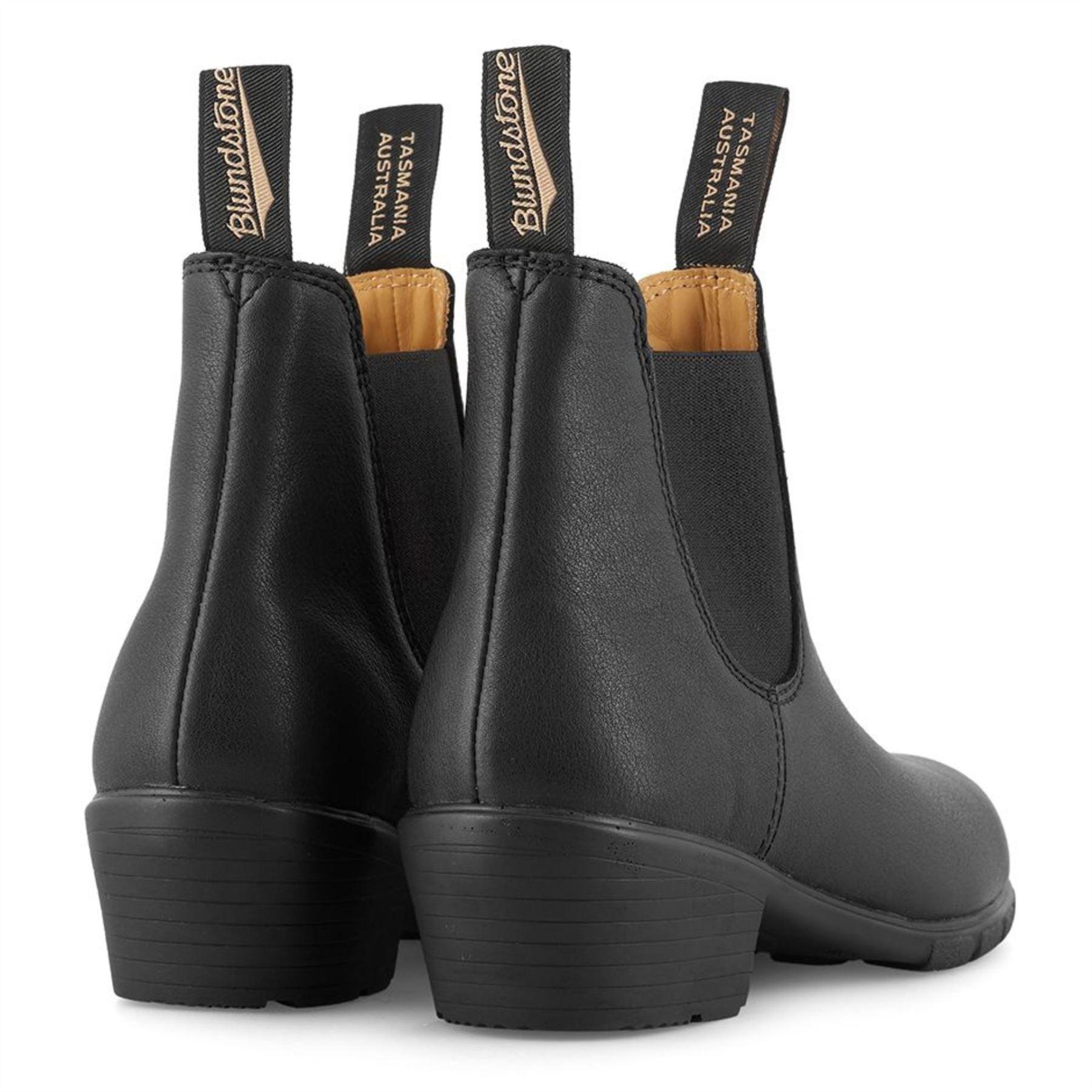 Blundstone 1671 Womens Black Leather Chelsea Boots Elasticated Ankle Classic - Knighthood Store