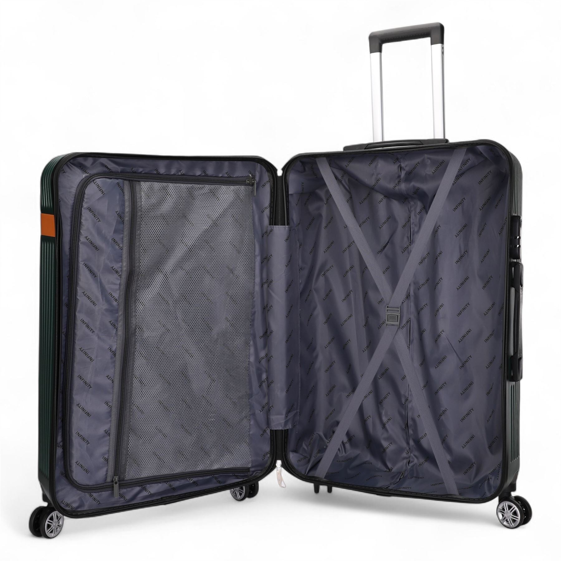 Hard Shell Classic 4-Wheel Luggage Suitcase Set