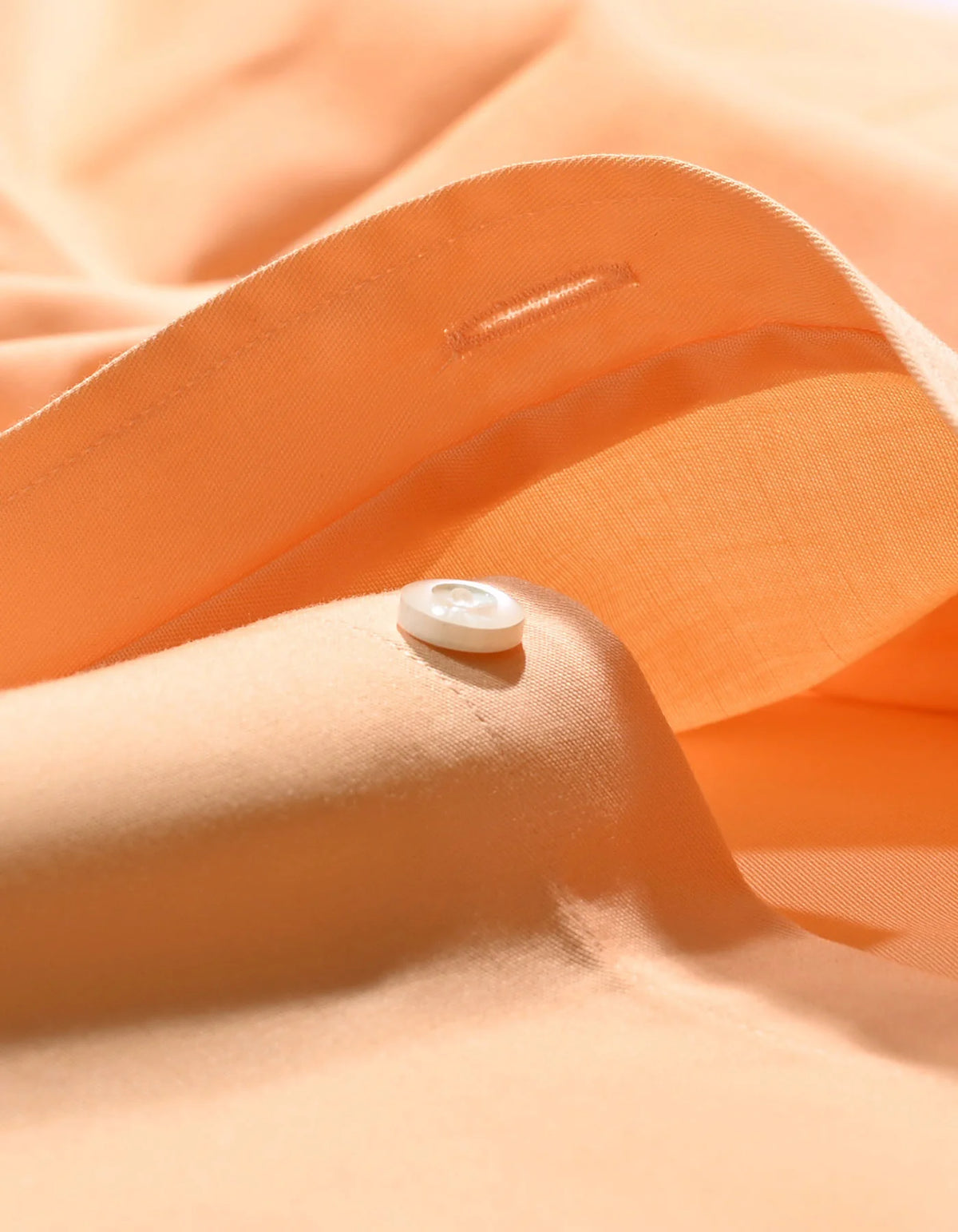 Men's Light Orange Easy Iron Dress Shirt