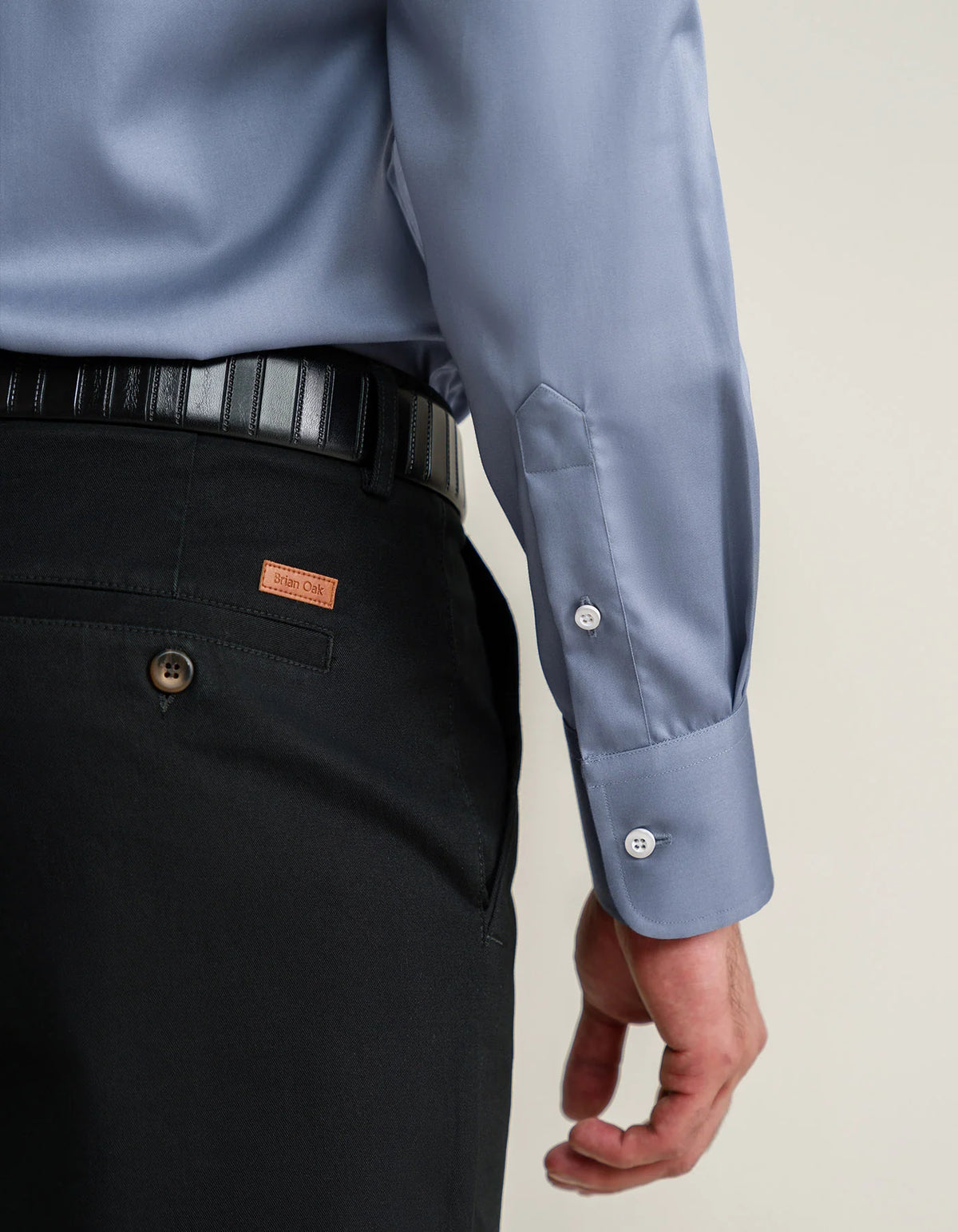 Men's Plain Smart Fit Formal Shirt - Grey