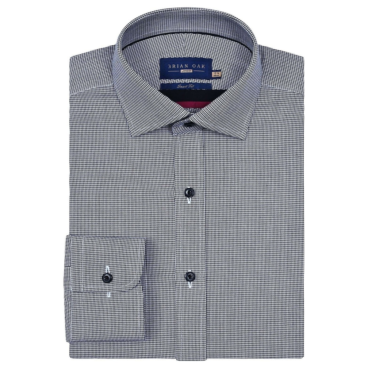 Men's Black And White Checkered Shirt