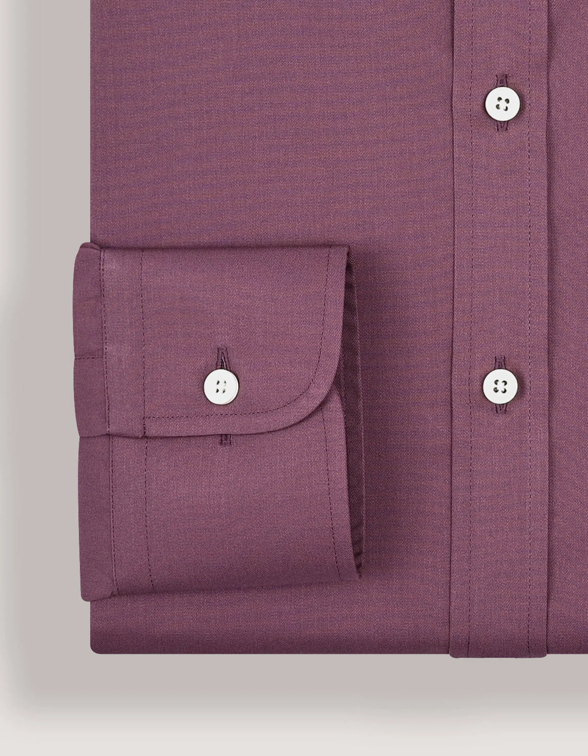 Brian Oak Easy Iron Plum Dress Shirt - Men's Smart Casual Shirt for Every Occasion