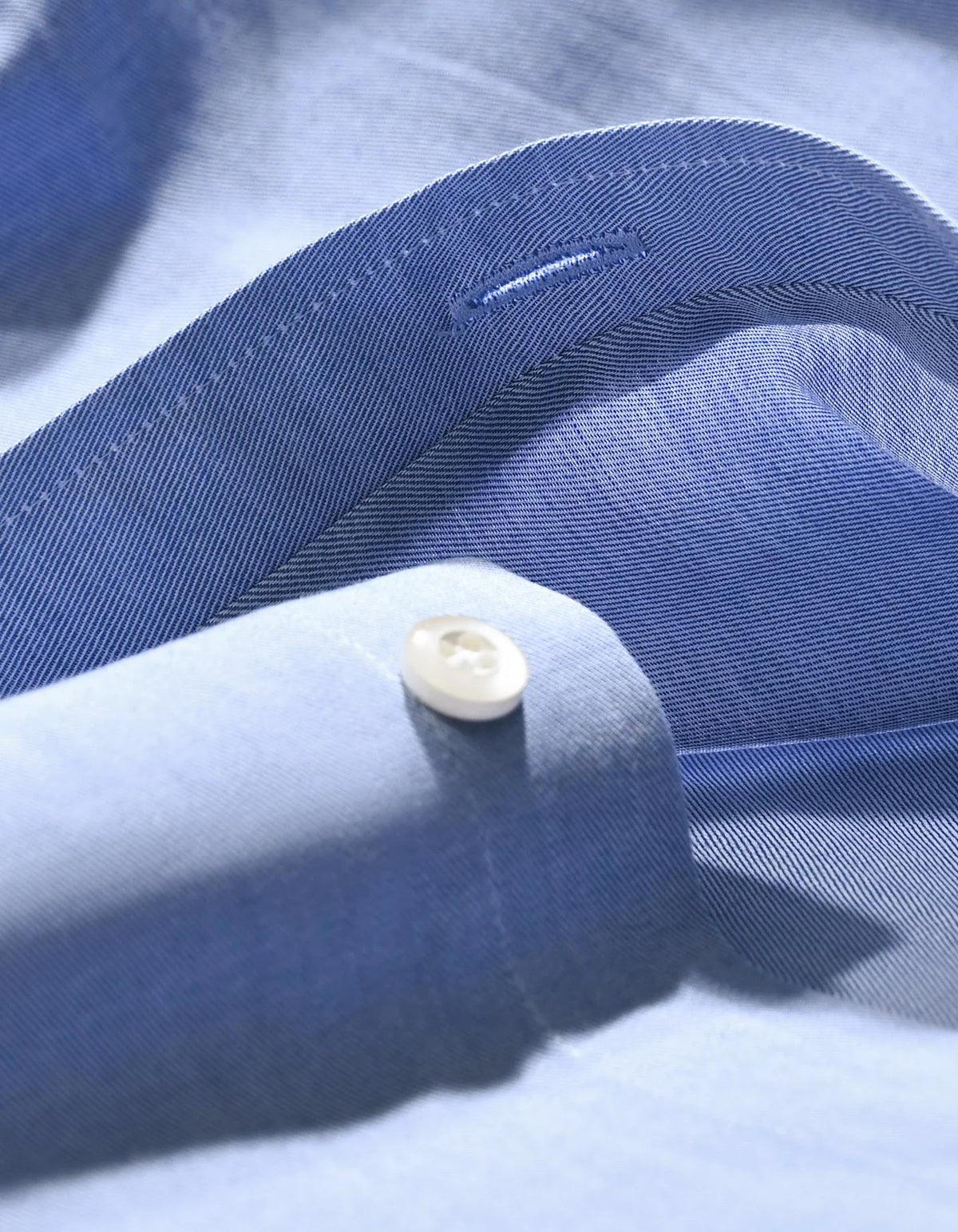 Men's Easy Iron Light Blue Dress Shirt