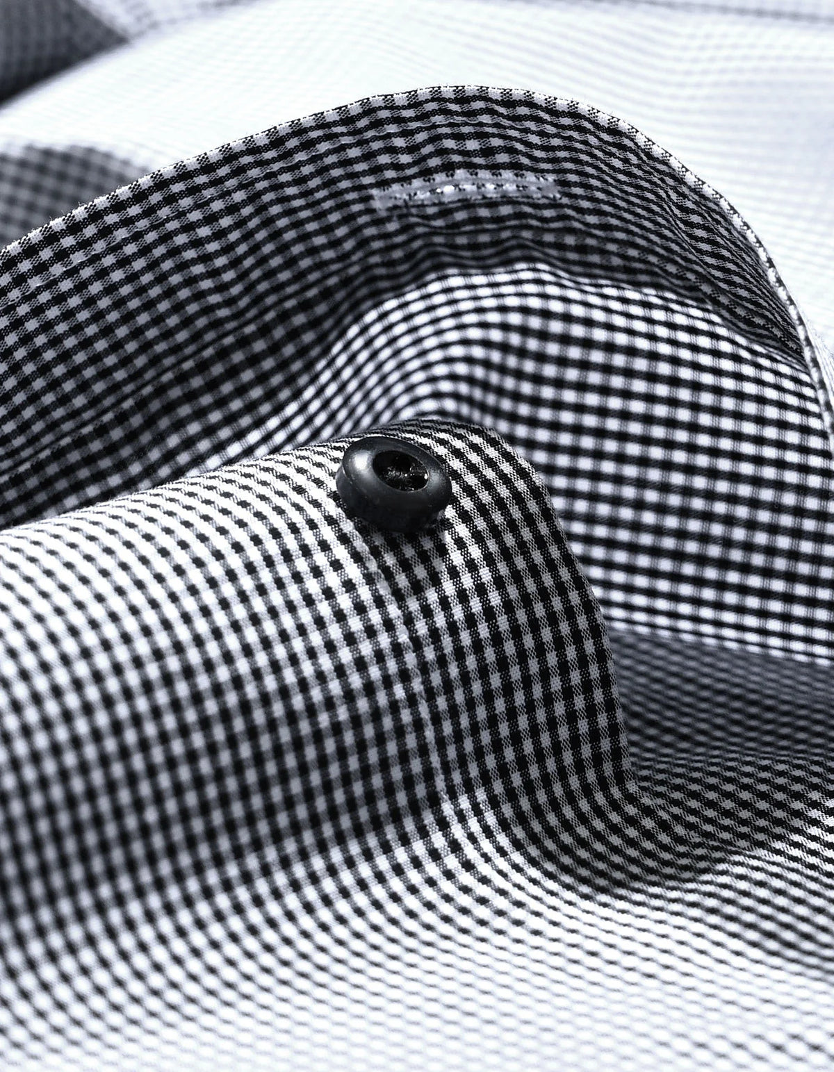 Men's Black Mini Check Shirt