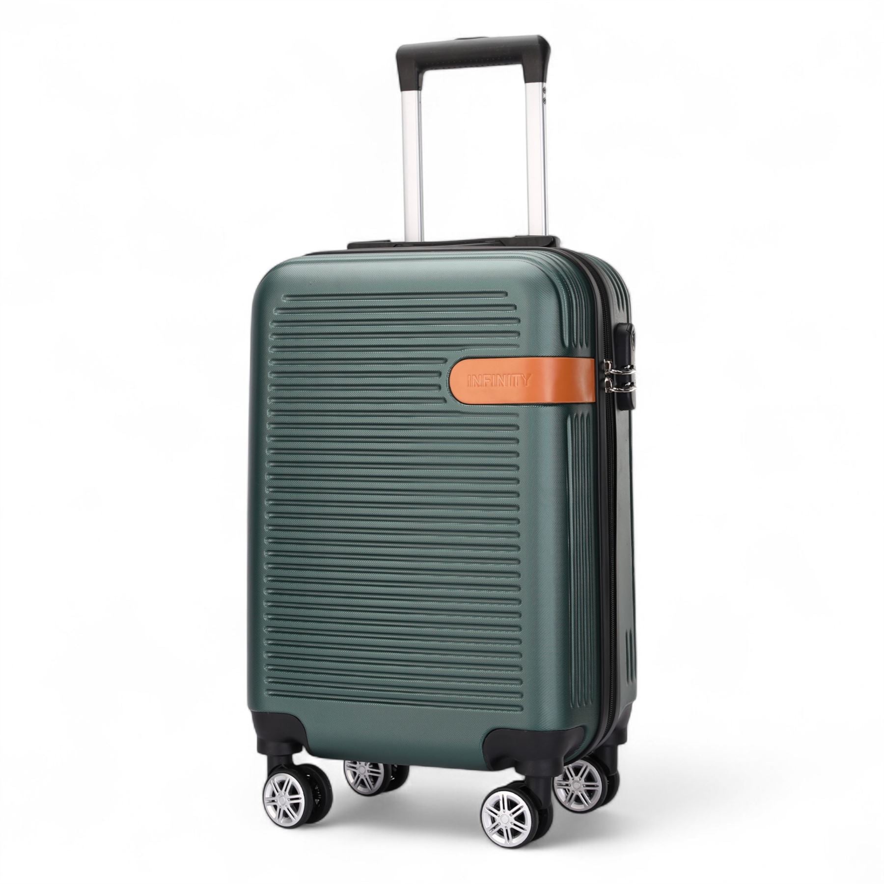 Hard Shell Classic 4-Wheel Luggage Suitcase Set